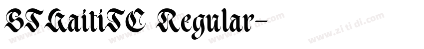 STKaitiTC Regular字体转换